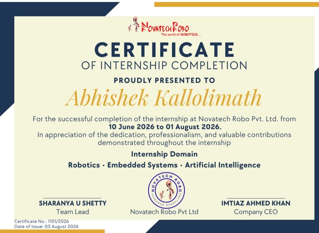 Internship Certificate